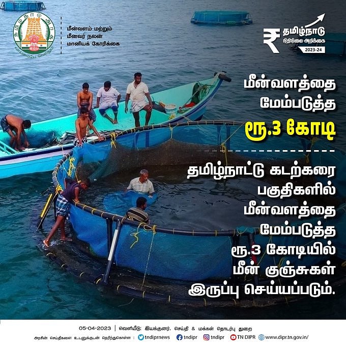 500 மீன இளைஞர்களுக்கு மீன்பிடி படகு.. 33 புதிய அறிவிப்புகளை வெளியிட்ட அமைச்சர் அனிதா ராதாகிருஷ்ணன்!