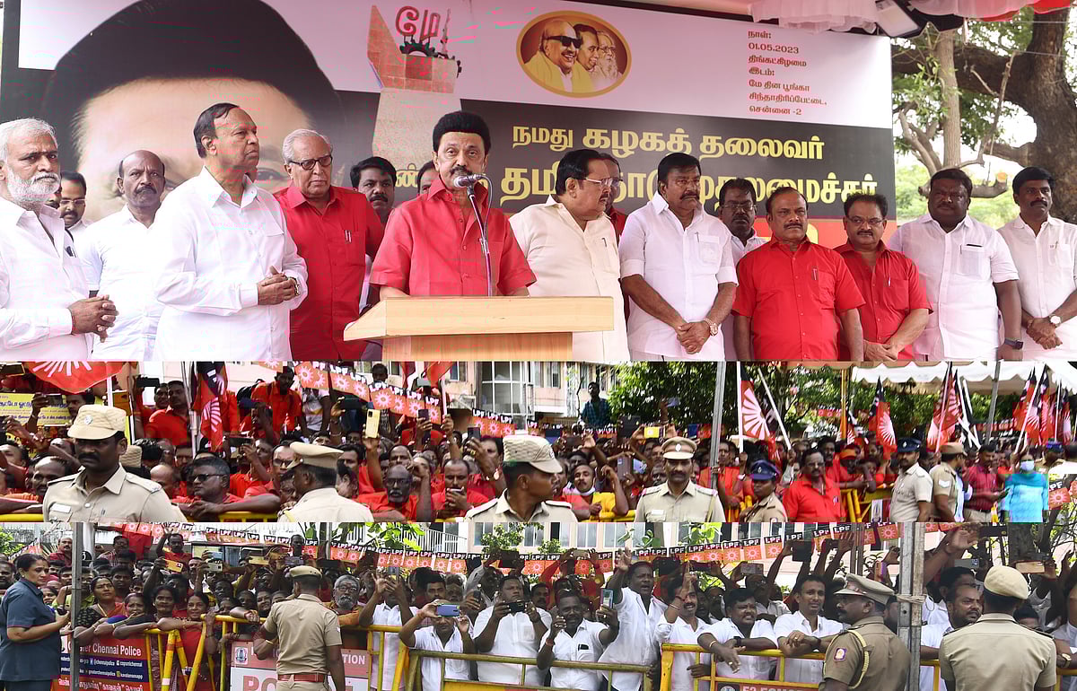 “விட்டுக்கொடுப்பதை அவமானமாக கருதாமல் பெருமையாக கருதுகிறேன்..” - உழைப்பாளர் தினத்தில் முதலமைச்சர் உரை !