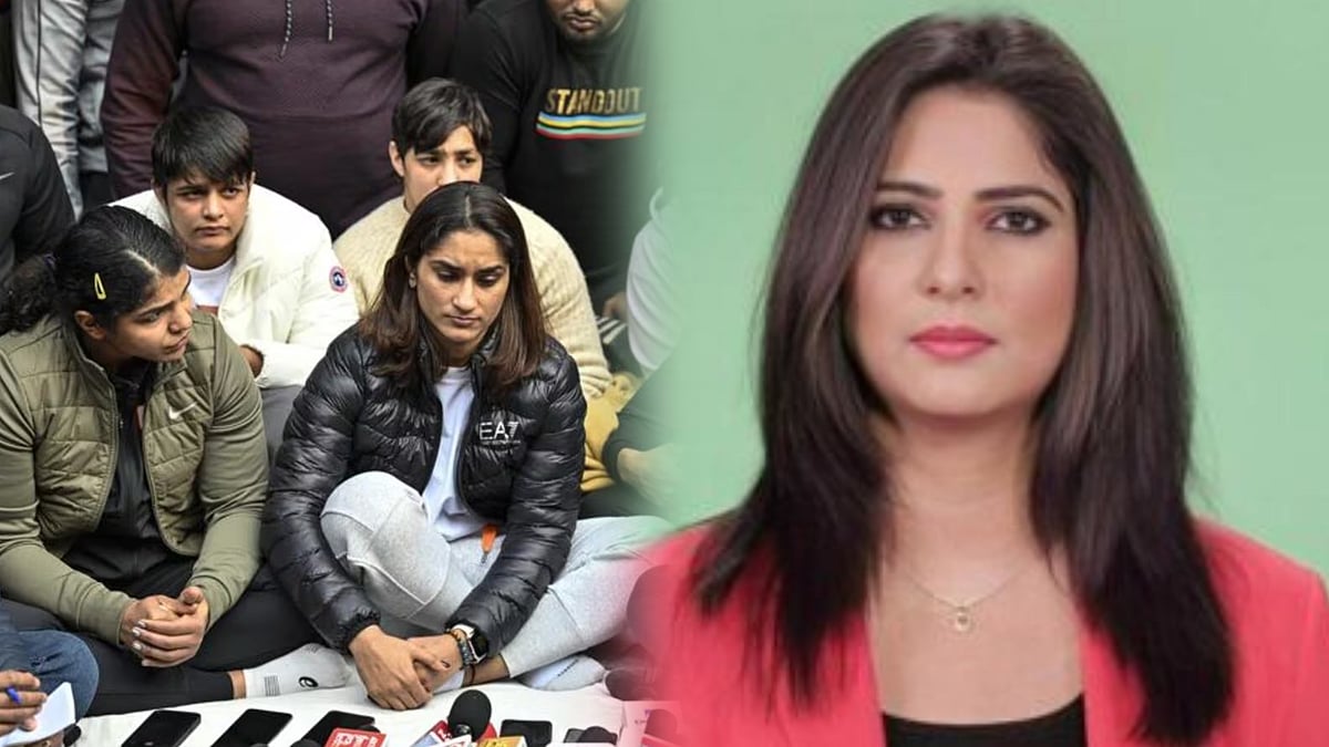 மல்யுத்த வீரர்களின் போராட்டம்.. செய்தி சேகரிக்க சென்ற பெண் பத்திரிகையாளரிடம் தவறாக நடந்த காவல்துறை !