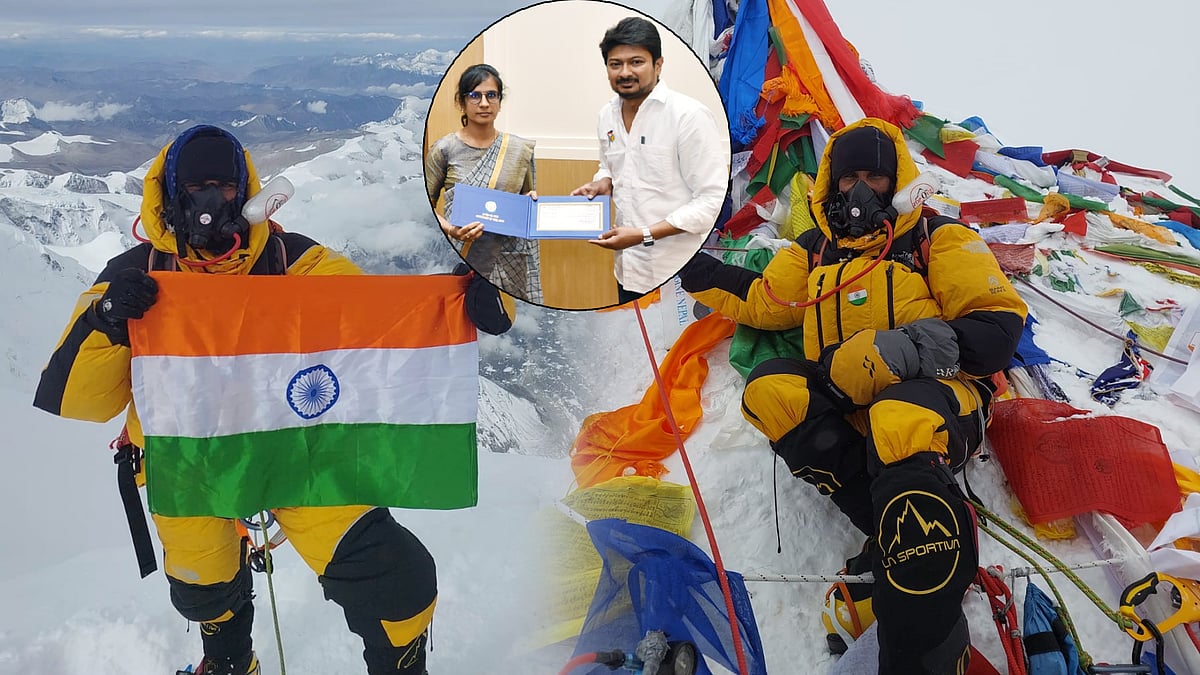 எவரெஸ்ட் உச்சியில் ஏறி வெற்றிக்கொடிய நாட்டிய முதல் தமிழ் பெண்.. ஊக்குவித்த தமிழ்நாடு அரசு ! 