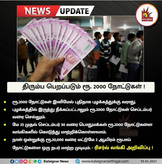 ரூ.2000 செல்லாது: “இதுக்கு தான் படிச்சவரு பிரதமரா வரணும்..” -மோடி அரசுக்கு அரசியல் தலைவர்கள் கண்டனங்கள்!