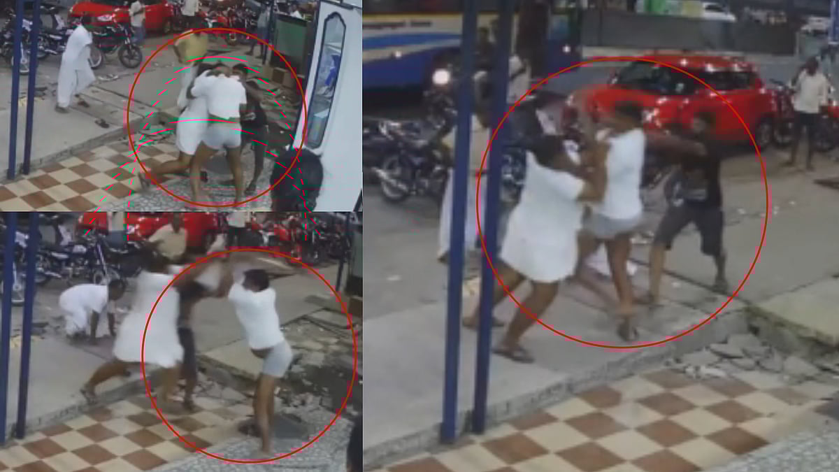 பாஜகவினரை அடித்து விரட்டிய இந்து மக்கள் கட்சியினர்.. உள்ளாடையுடன் ஓடிய பாஜக மாவட்ட தலைவர் ! 