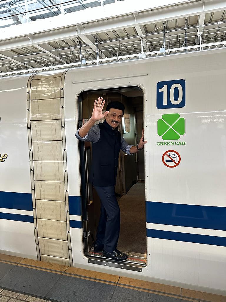 “Bullet Train-க்கு இணையான இரயில் சேவை இந்தியாவிலும் பயன்பாட்டுக்கு வர வேண்டும்..” -முதல்வர் மு.க.ஸ்டாலின்
