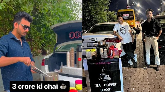 டீ கடையாக மாறிய Audi கார்.. தினமும் டீ விற்று வரும் 2 இளைஞர்கள்: எங்குத் தெரியுமா?