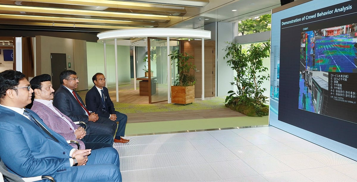 தமிழ்நாட்டிற்கான முக அங்கீகார செயற்கை நுண்ணறிவு.. உலகின் அதிநவீன நிறுவனமான ‘NEC’ல் முதலமைச்சர் ஆலோசனை !