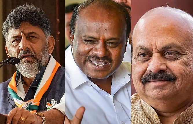 #Karnataka Election Results| 121 இடங்களில் காங்கிரஸ் கட்சி முன்னிலை.. ஆளும் பா.ஜ.க கடும் பின்னடைவு! 