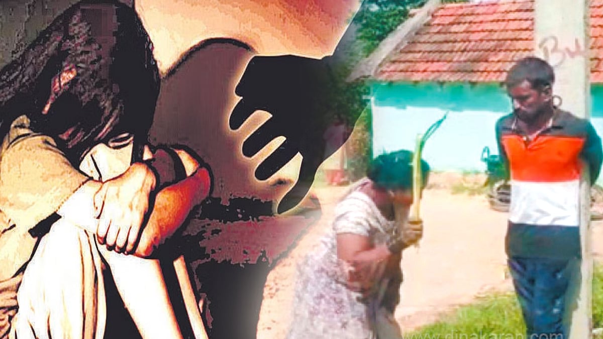 ‘சுழல்’ பட பாணியில் கொடூரம்: சிறுமியை 8 மாத கர்ப்பமாக்கிய சித்தப்பா.. கட்டி வைத்து அடித்த ஊர்மக்கள் !