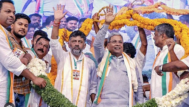 கர்நாடகத்தில் ஆட்சியை பிடித்த காங்கிரஸ்.. முதல் அமைச்சரவை கூட்டத்தில் நிறைவேறும் 5 முக்கிய வாக்குறுதிகள்