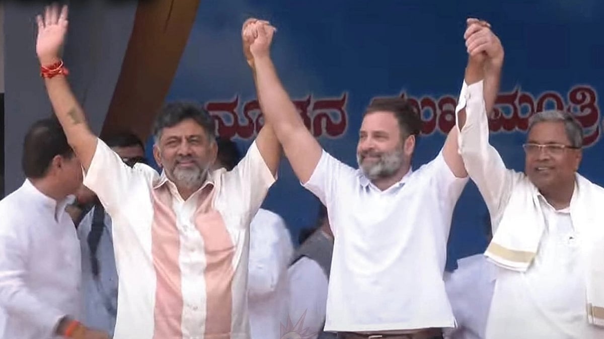 முதல்வராக சித்தராமையா, துணை முதல்வராக டி.கே.சிவக்குமார் பதவியேற்பு: கர்நாடகாவில் அமைந்தது காங்கிரஸ் ஆட்சி