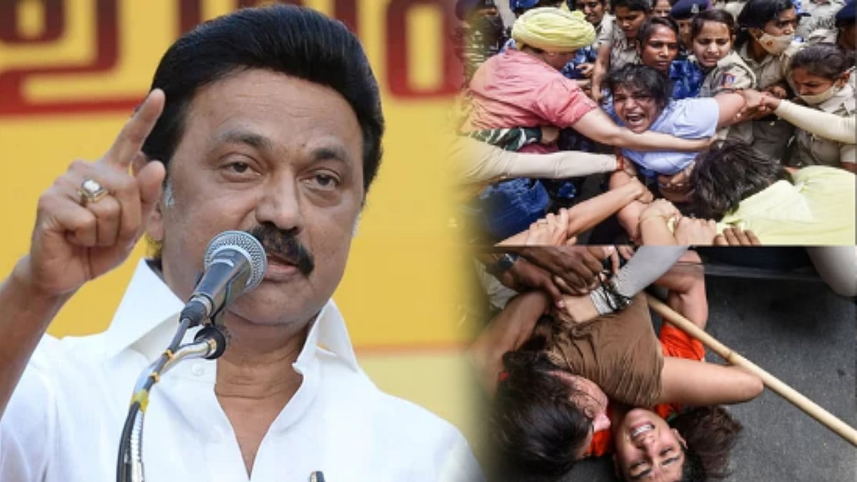 "முதல் நாளே வளைந்துவிட்டது செங்கோல்" .. மல்யுத்த வீரர்கள் கைது செய்யப்பட்டதற்கு முதல்வர் கண்டனம் !