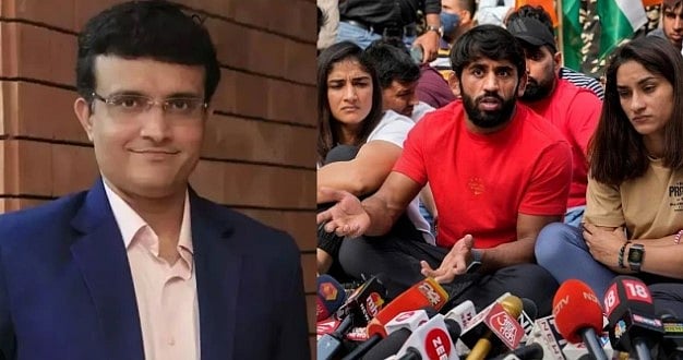 ”எனக்குத் தெரியவில்லை அவர்களே சண்டையிடட்டும்” : மல்யுத்த வீராங்கனைகள் போராட்டம் - கங்குலி ஷாக் கருத்து!
