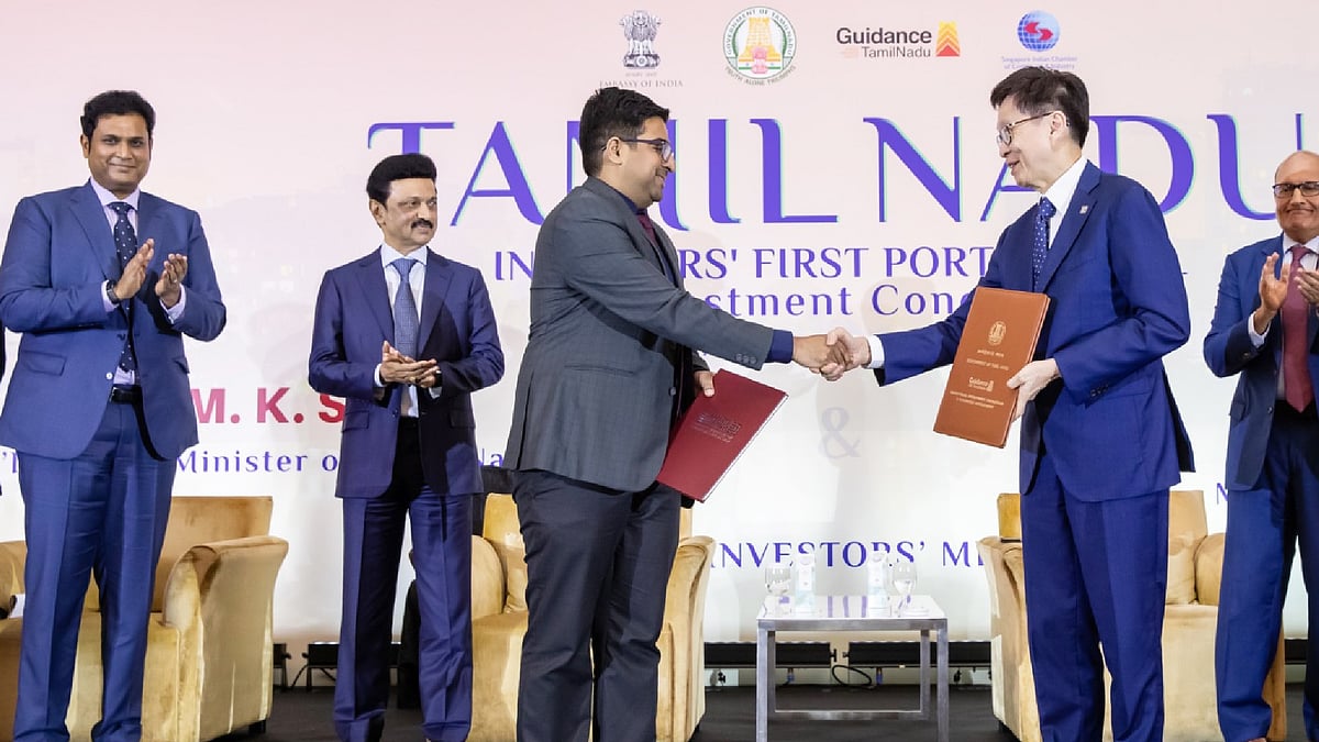 சிங்கப்பூர் முதலீட்டாளர்கள் மாநாடு.. முதலமைச்சர் மு.க.ஸ்டாலின் தலைமையில் 6 ஒப்பந்தங்கள் கையெழுத்தானது !