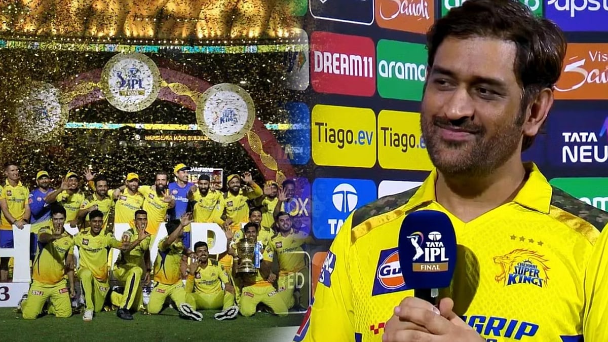 "ஓய்வை அறிவிக்க இதுதான் சரியான நேரம்,, ஆனாலும்"-  வெற்றிக்கு பின்னர் ஓய்வு குறித்து தோனி கூறியது என்ன?