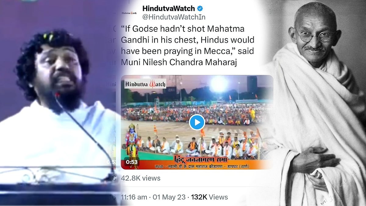 காந்தியை கோட்சே சுடாமல் இருந்திருந்தால்: இந்துத்வா நிர்வாகி திமிர் பேச்சு; வேடிக்கை பார்க்கும் பாஜக அரசு!