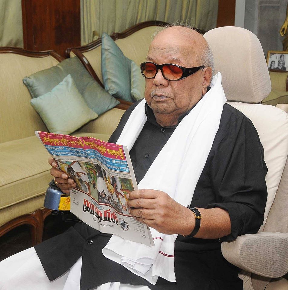 “எல்லா நாளும் மலரும் ‘முரசொலி’ தாளும் கலைஞரின் தோளுக்கு விழும் புகழ்மணி மாலைகளே!” : முரசொலி புகழாரம்!