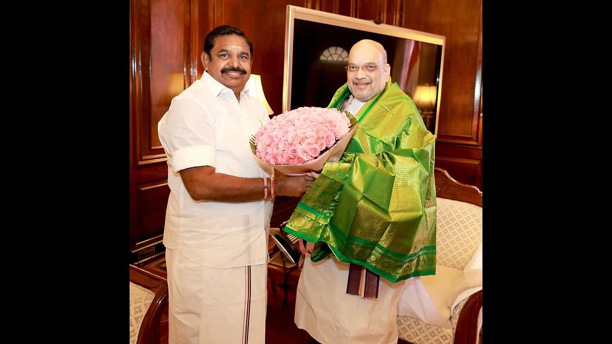 பழனிசாமி  தயவில் கட்சி நடத்தி ஊழலைப் பற்றி எல்லாம் அமித்ஷா பேசலாமா? - பாஜக முகத்திரையை கிழித்த முரசொலி !