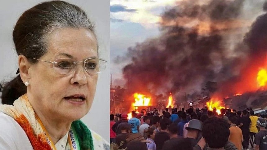 மணிப்பூர் வன்முறை.. ”இந்திய தேசத்தில் ஆழமாக ஏற்பட்டுள்ள காயம்” : சோனியா காந்தி வேதனை!