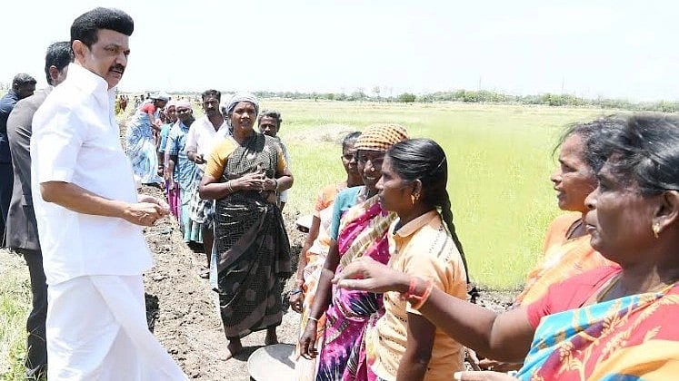 ”மண்ணையும் மக்களையும் காப்போம்”.. கால்வாய் தூர்வாரும் பணிகளை ஆய்வு செய்த பின் முதலமைச்சர் பேட்டி!
