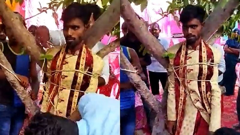 வரதட்சணை கேட்ட மாப்பிள்ளை.. மரத்தில் கட்டிவைத்து அடித்த பெண் வீட்டார்: சம்பவத்தின் பின்னணி என்ன?