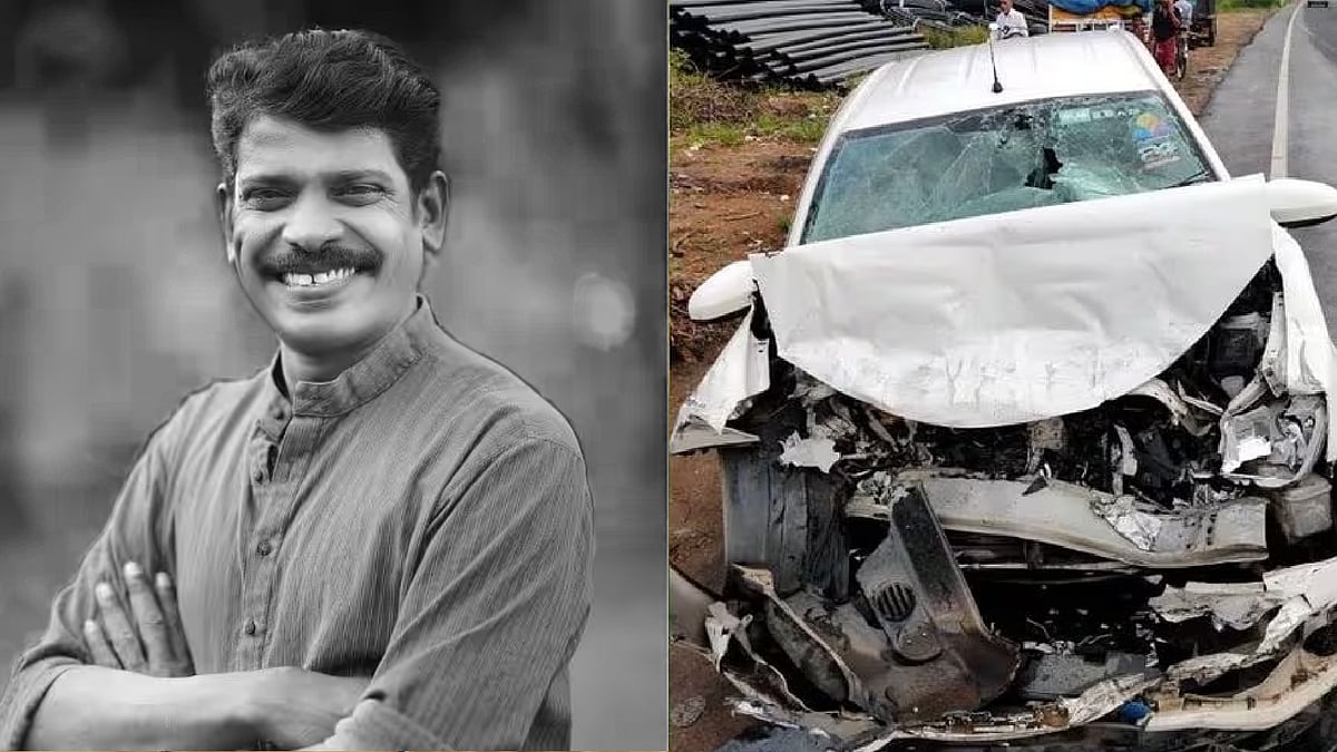 நேருக்கு நேர் மோதிய கார் - சரக்கு லாரி.. அதிகாலை நடந்த கோர விபத்தில் பிரபல நகைச்சுவை நடிகர் மரணம் !