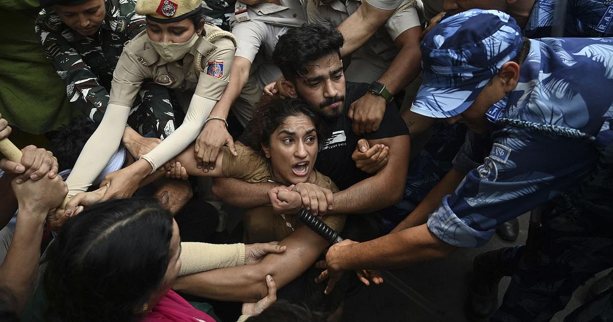 பிரிஜ் பூஷனை கைது செய்யாதது ஏன்? பாஜக MP என்பதால் அவருக்குச் சலுகை காட்டுகிறீர்களா? முரசொலி விமர்சனம் !