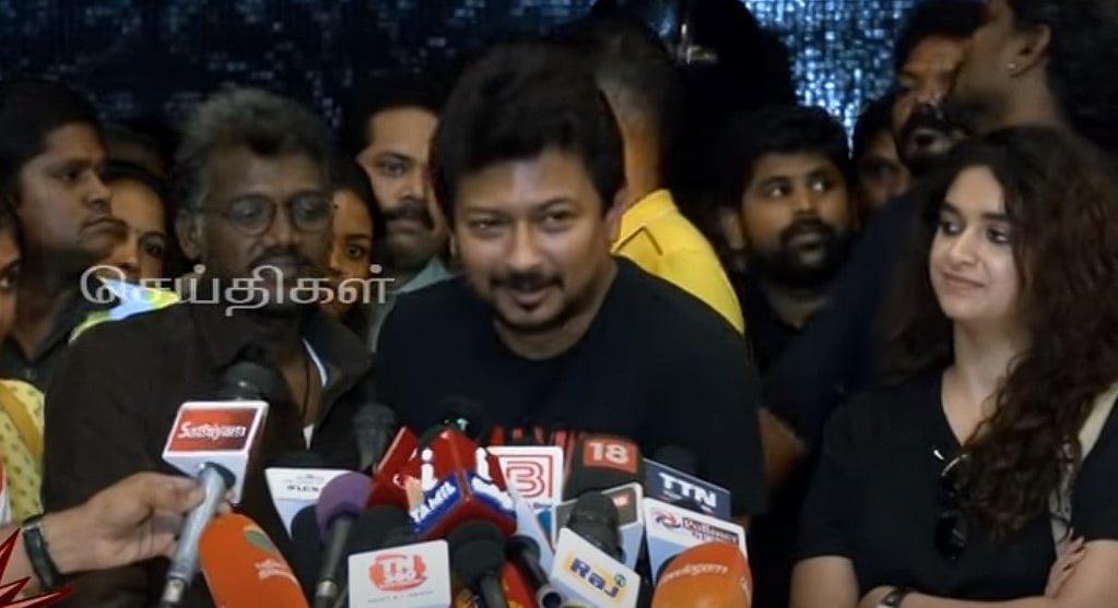 ” ’மாமன்னன்’ படத்தின் கருத்துகள் மக்களை போய் சேர வேண்டும்”.. நடிகர் உதயநிதி ஸ்டாலின்! 