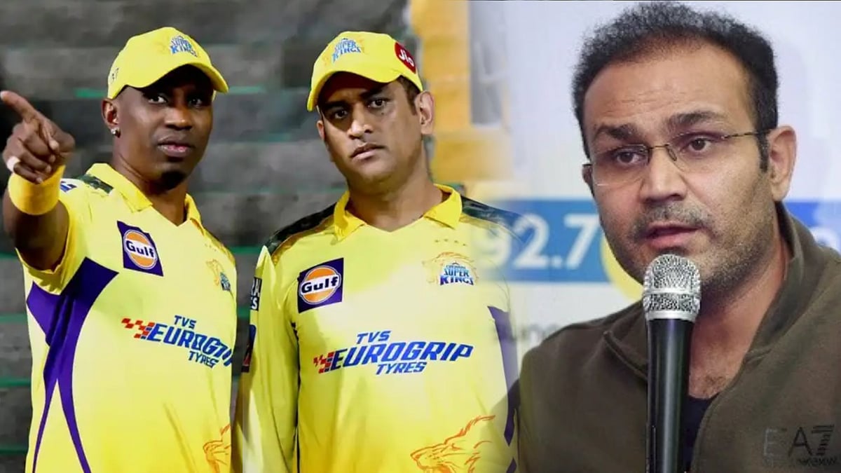 "தோனி இப்படி ஒரு வீரராக விளையாடுவதை ஒருபோதும் விரும்பமாட்டார்" -பிராவோவின் கருத்தை மறுத்த சேவாக் !