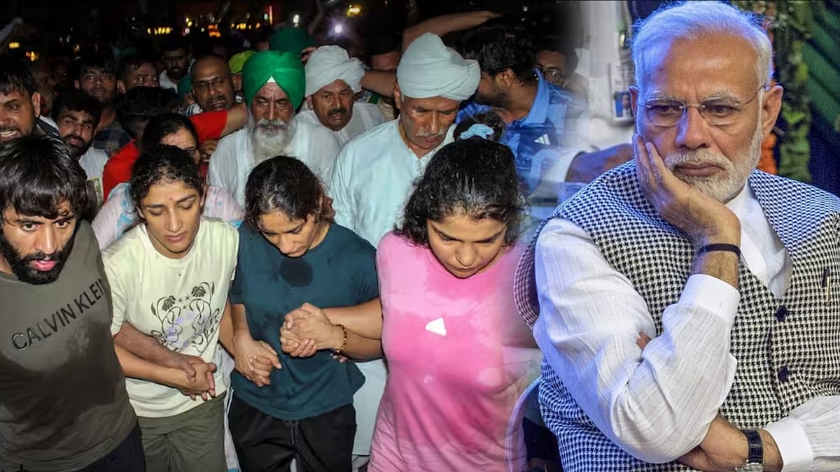 மல்யுத்த வீரர்கள் போராட்டம்.. ஆதரவாக திரளும் விவசாயிகள், பொதுமக்கள்.. ஹரியானா பாஜக அரசுக்கு சிக்கல் !