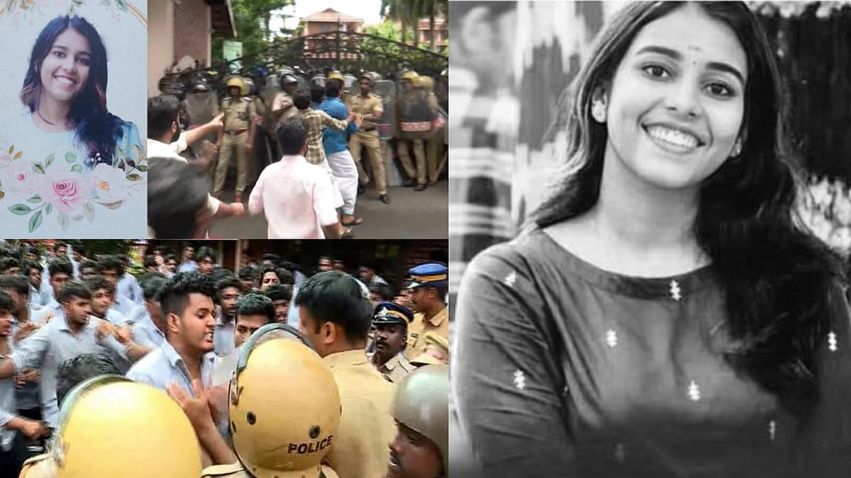 மயக்கமடைந்து கிடந்ததாக பொய் கூறிய கல்லூரி.. கொந்தளித்த மாணவர்கள்.. கேரள மாணவி மரணத்தின் பின்னணி என்ன ?