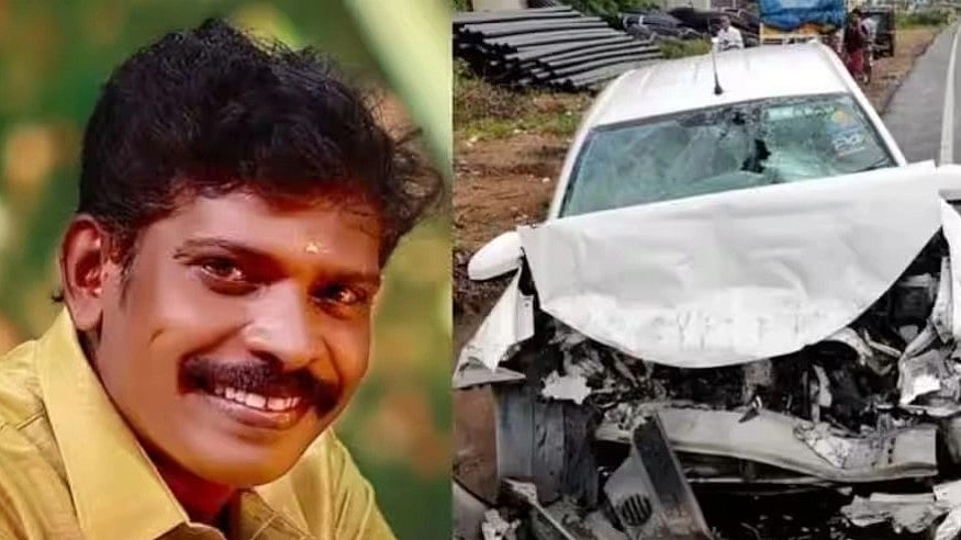 லாரி மீது மோதிய கார்.. 39 வயதில் உயிரிழந்த மலையாள நகைச்சுவை நடிகர்: அதிர்ச்சி சம்பவம்!