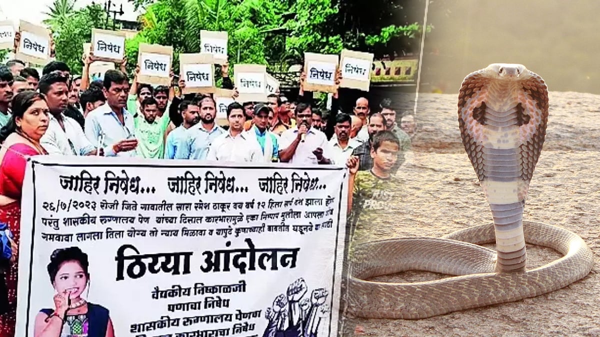 பாம்பு கடித்து உயிரிழந்த சிறுமி.. மருத்துவமனை முன் கொந்தளித்த உறவினர்கள்.. பின்னணி என்ன ?