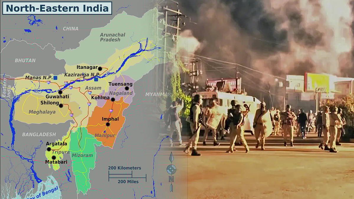 மணிப்பூர் வன்முறை.. வெளியேறும் மெய்தி சமூக மக்கள்.. வடகிழக்கு மாநிலங்களில் பரவும் வன்முறையால் அச்சம் !