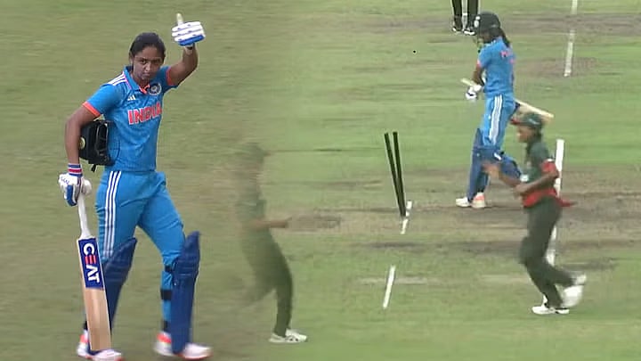 ஸ்டெம்பை தாக்கிய விவகாரம்.. இந்திய மகளிர் அணி கேப்டனுக்கு அபராதம்.. ICC அதிரடி நடவடிக்கை !