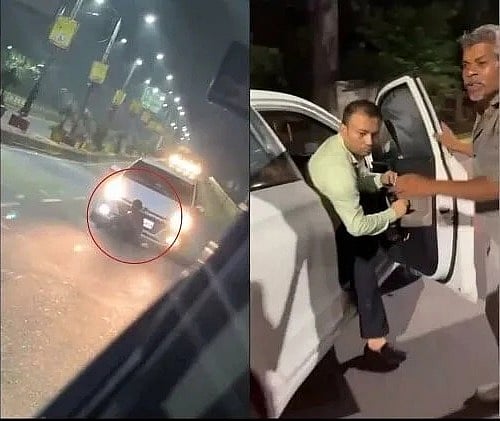 சாலையில் இருந்தவரை காரை ஏற்றி கொடூரமாக கொலை செய்த பாஜக பிரமுகர்: நெஞ்சை பதைபதைக்க வைக்கும் வீடியோ காட்சி!