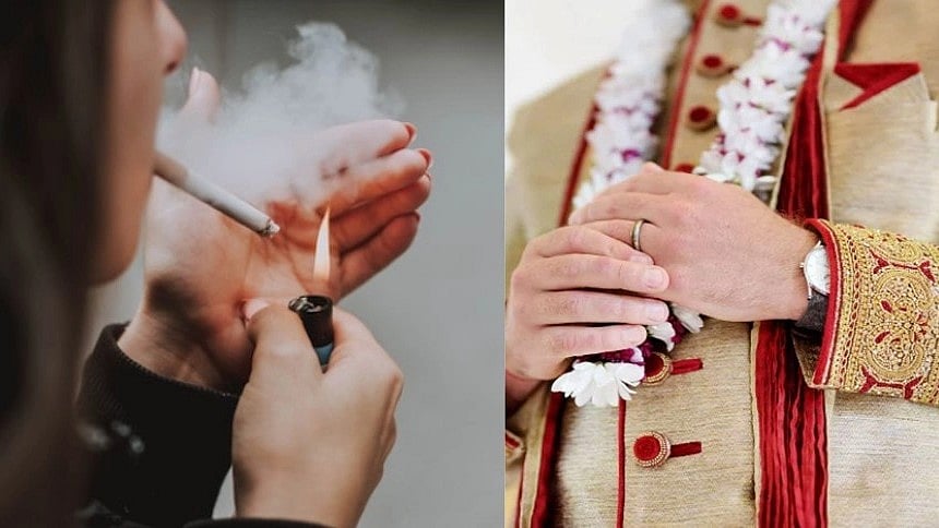 திருமணத்தில் புகைப்பிடித்து நடனமாடிய மாமியார்.. அதிர்ச்சியில் மணமகன் எடுத்த முடிவு: சோகத்தில் மணமகள்!