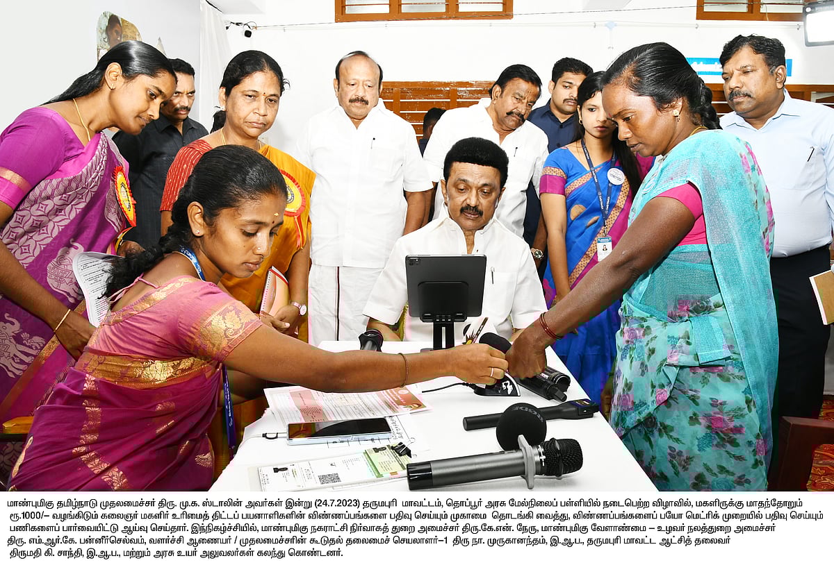 ”அது உங்களுடைய உரிமைத் தொகை; இந்த திட்டத்தை யாராலும் தடுக்க முடியாது ” : முதலமைச்சர் எழுச்சிமிகு பேச்சு!