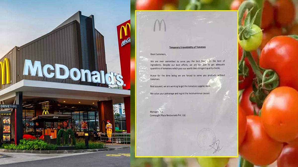“இனிமே எங்க உணவுல ‘No தக்காளி’.. காரணம் இதுதான்..” - வாடிக்கையாளர்களுக்கு ஷாக் கொடுத்த McDonald's ! 