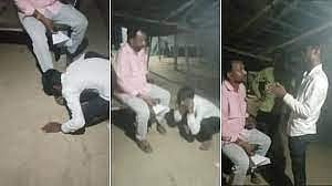 சக தொழிலாளரை தாக்கி, செருப்பை நக்க வைத்து கொடுமை.. தொழில் போட்டியால் உ.பி. யில் நடந்த மற்றொரு அவலம் !