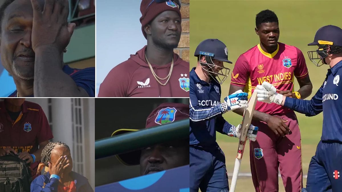 வரலாற்றில் முதல்முறை..  உலகக்கோப்பையிலிருந்து வெளியேறியது மேற்கிந்திய தீவுகள் அணி.. ரசிகர்கள் அதிர்ச்சி!