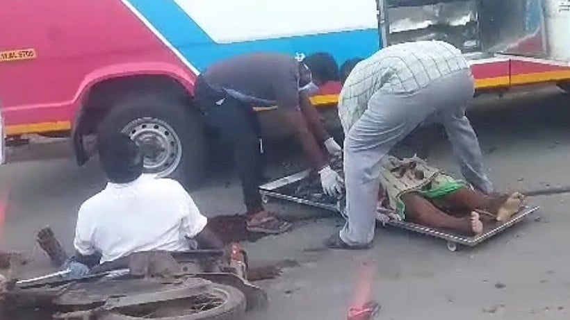 உறவினர் வீட்டிற்கு சென்றபோது விபரீதம்: கணவன் கண்முன்னே மனைவிக்கு நடந்த கொடூரம்!