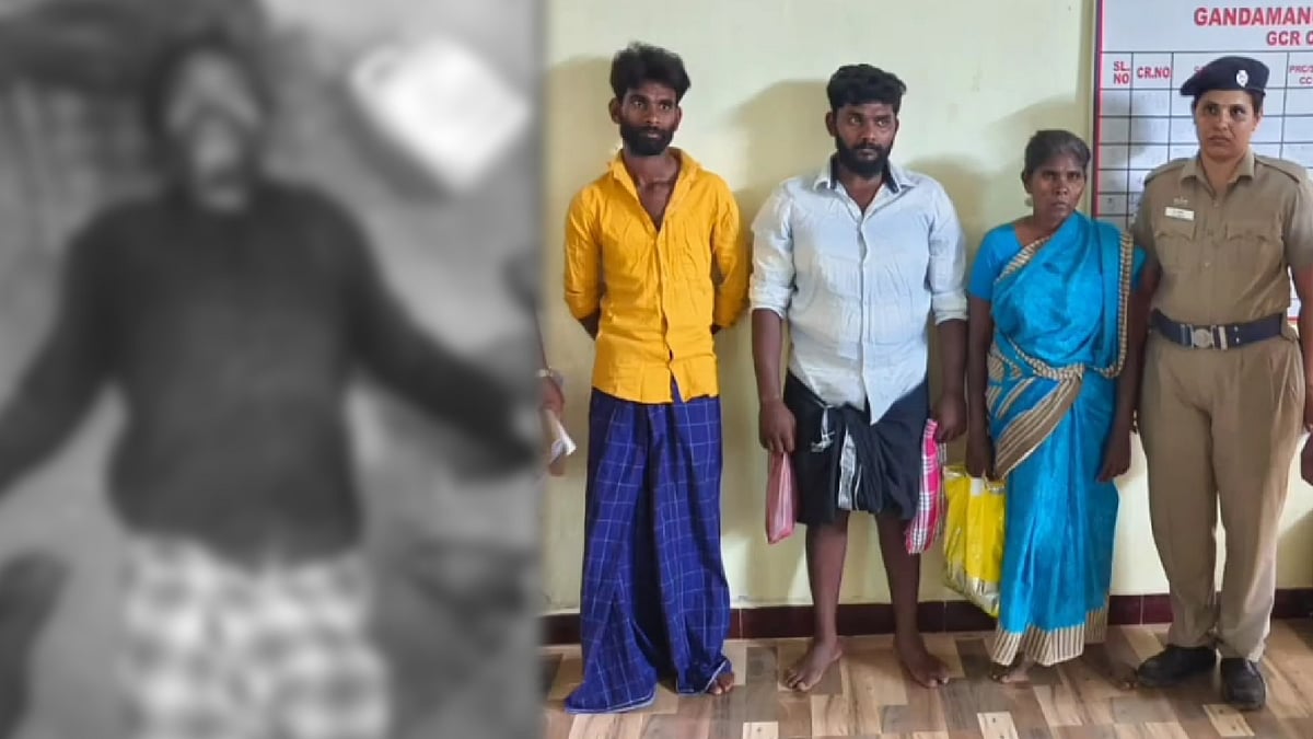கழுத்து இறுக்கப்பட்டு கணவர் கொலை.. தற்கொலை நாடகமாடிய மனைவி உட்பட 3 அதிரடி கைது.. தேனியில் அதிர்ச்சி !