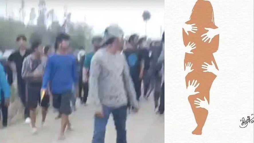 ”நாட்டை காத்த தன்னால் மனைவியை காக்க முடியவில்லை”..  நிர்வாணப்படுத்தப்பட்ட பெண்ணின் கணவர் வேதனை!