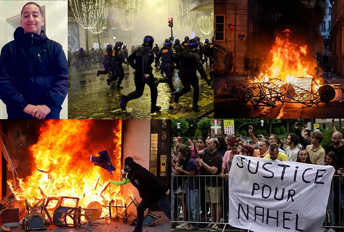 வன்முறைக்கு காரணமான இனபாகுபாடு : சிறுவன் சுட்டுக்கொலை - பிரான்ஸில் 5வது நாளாக நீடிக்கும் வன்முறை ! 