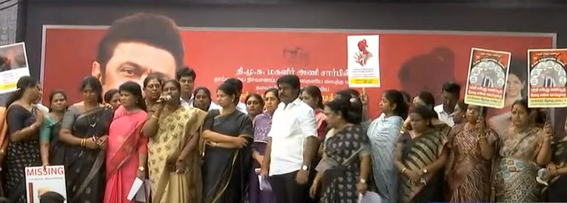 “பெண்களை காப்பாற்ற முடியவில்லை.. ஆனால் ‘பாரத மாதாவுக்கு ஜே!’” - பாஜகவினரை வெளுத்து வாங்கிய கனிமொழி MP !