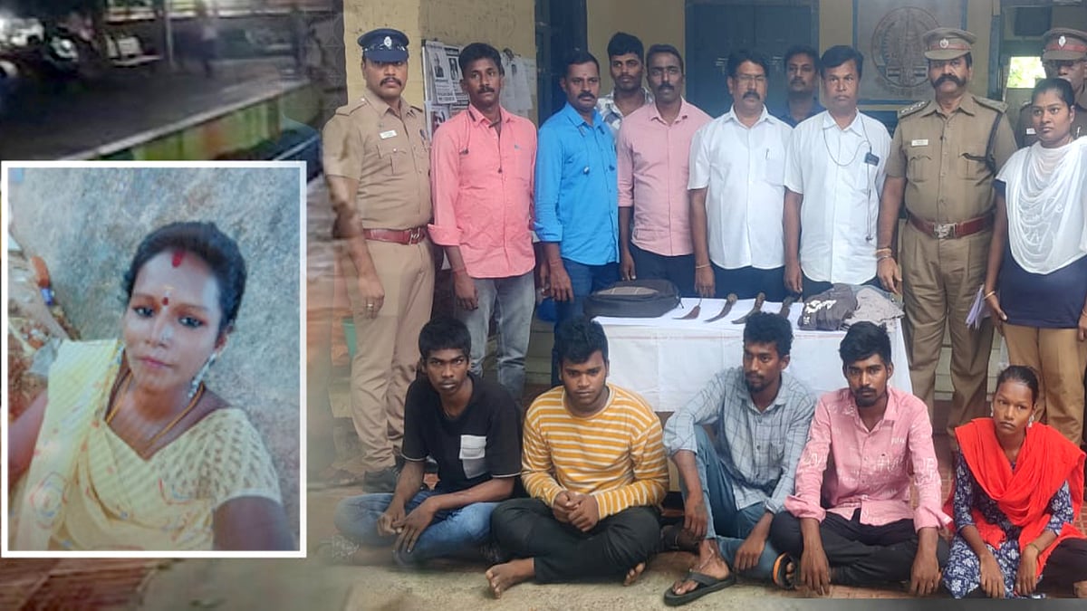 சைதாப்பேட்டை ரயில் நிலைய பெண் வியாபாரி கொலை வழக்கு.. தங்கை உட்பட 5 பேர் அதிரடி கைது - பின்னணி என்ன ?