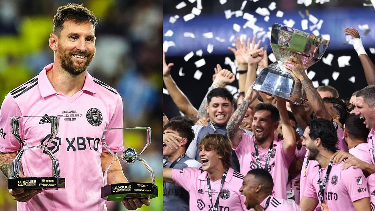 புதிய கிளப்க்கு முதல் கோப்பையை பெற்றுக்கொடுத்த Messi.. அதிக கோல் அடித்த வீரருக்கான விருதை வென்று அசத்தல்!