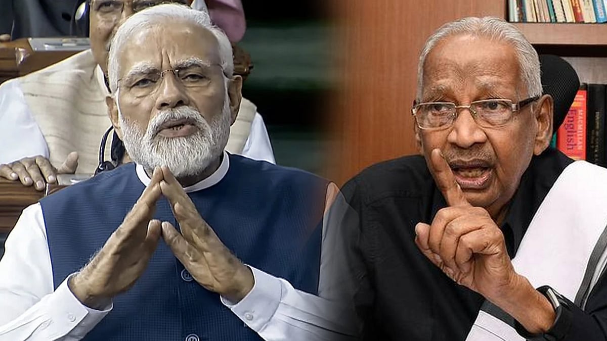 நாடாளுமன்றத்திற்கு வராத மோடியை வரவழைத்துப் பேச வைத்தது எதிர்க்கட்சிகளின் வெற்றி.. -கி.வீரமணி அறிக்கை !