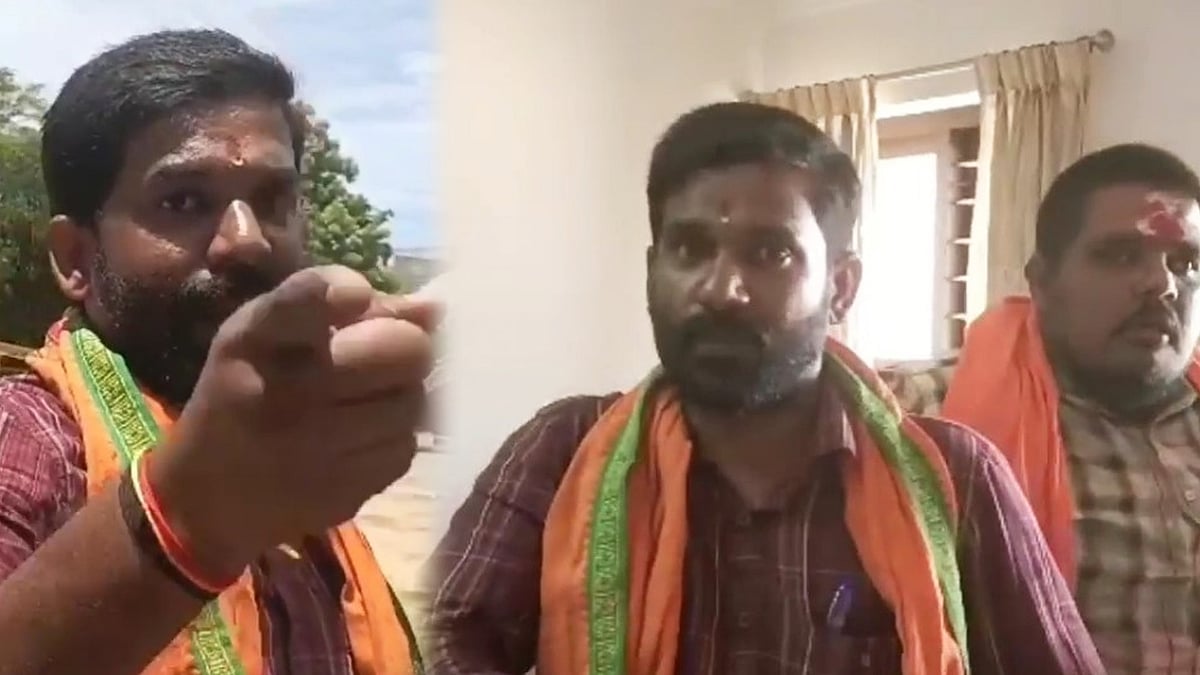 ”நாங்க நரேந்திர மோடி கட்சி டொனேஷன் குடுங்க”.. தனியார் கல்லூரிக்குள் புகுந்து இந்து சேனா அமைப்பு மிரட்டல்!