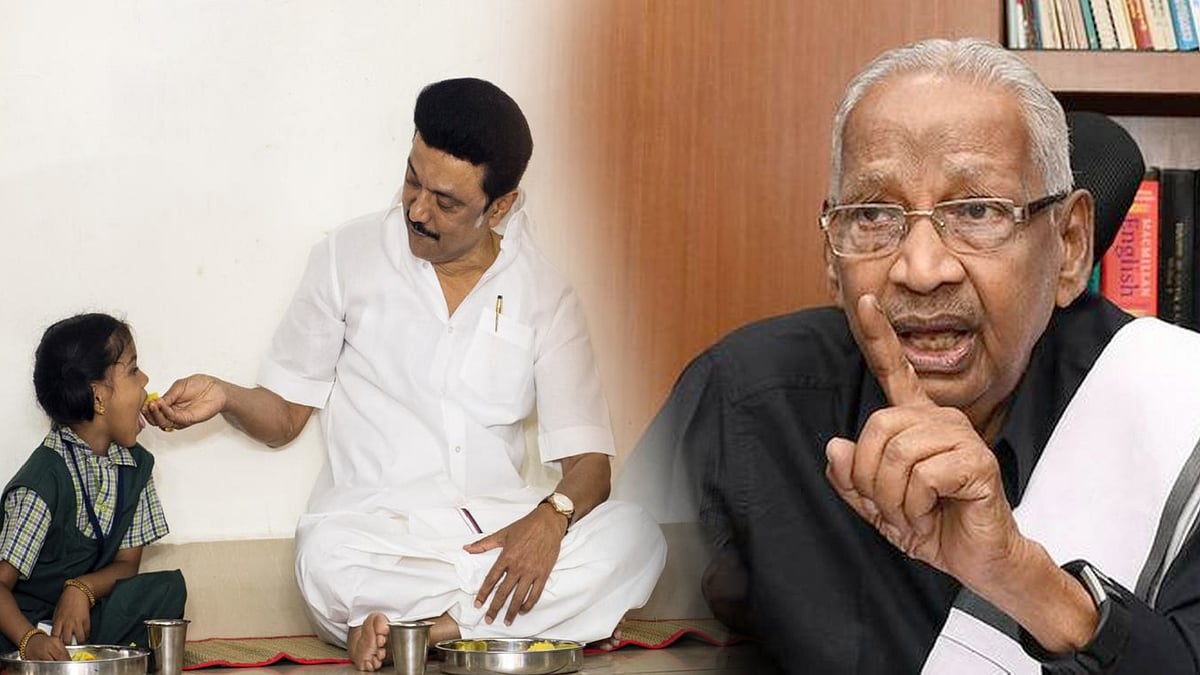 “படிக்காதே என்றது சனாதனம்; பசியைப் போக்கி ‘படி படி’ என்பது திராவிட மாடல் அரசு..” - கி.வீரமணி அறிக்கை !