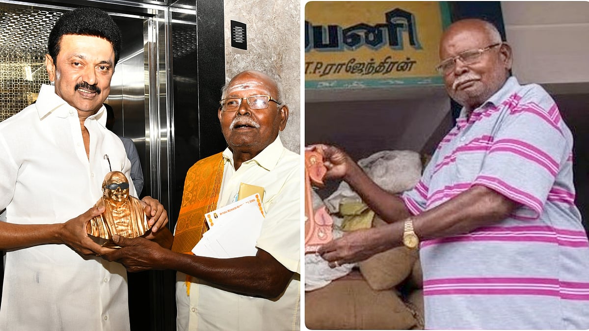 அரசுப் பள்ளிக்கு ரூ1 கோடி நிதி.. மதுரை சென்ற முதலமைச்சர் நேரில் அழைத்து பாராட்டு : யார் இந்த ராஜேந்திரன்?